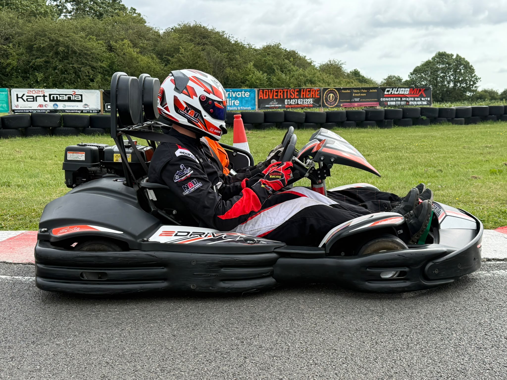 2 Seater kart racing view